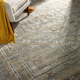 Nobility NBI-2314 8' x 10' Handmade Rug NBI2314-810  Tan, Charcoal, Wheat, Light Gray Surya