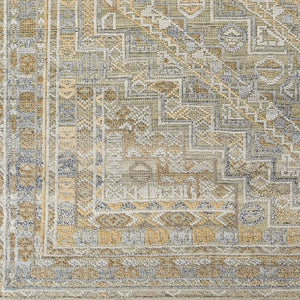 Surya Nobility Hand-knotted Wool Viscose Accent Rug with Fringe for Entryway or Bedroom NBI2314-23