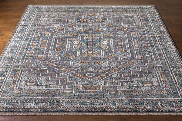 Surya Nobility Hand Knotted Wool Viscose Accent Rug with Fringe for Entryway or Bedroom NBI2315-23
