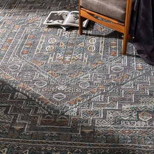 Surya Nobility Hand Knotted Wool Viscose Accent Rug with Fringe for Entryway or Bedroom NBI2315-23