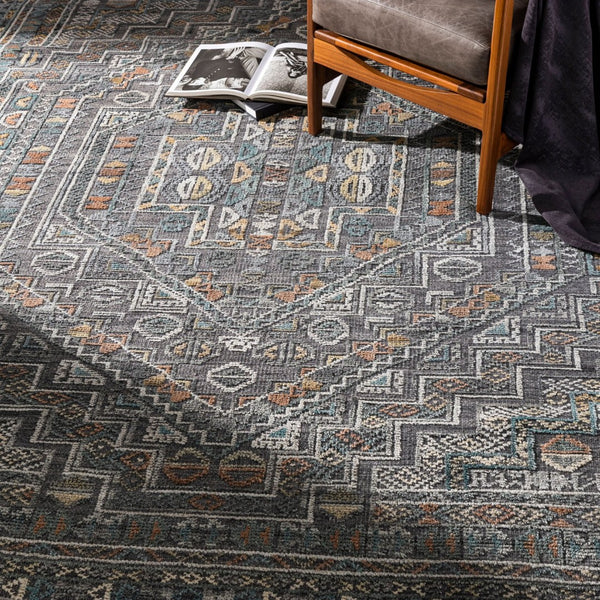 Surya Nobility Hand Knotted Wool Viscose Accent Rug with Fringe for Entryway or Bedroom NBI2315-23