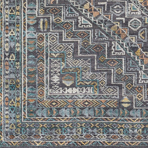 Surya Nobility Hand Knotted Wool Viscose Accent Rug with Fringe for Entryway or Bedroom NBI2315-23