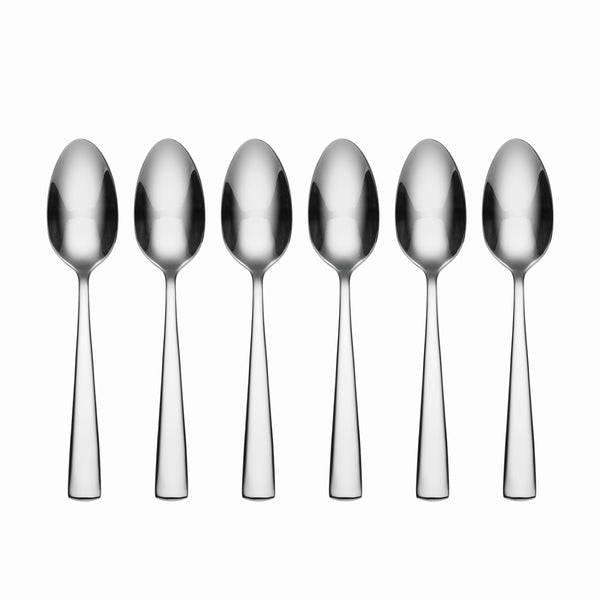 Lenox Oneida Nocha Everyday Flatware Teaspoons, Set of 6 Metallic, STAINLESS METAL H098006E