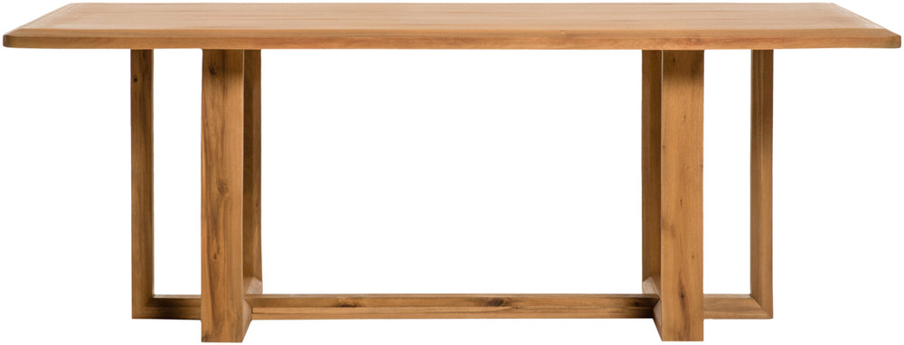 Northbank NBK-001 30" H x 82.5" L x 39.5" W Dining Table NBK001-155528  Top: Wheat; Base: Wheat Surya