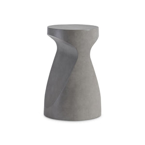 Bernhardt Bernhardt Sereno Accent Table In Sasso Faux-Stone Finish — Sculptural Rustic-Modern Side Table, 16" 329113