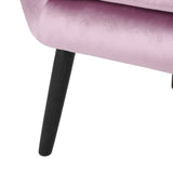 Christopher Knight Home® - Noble House - Seigfried Mid Century Light Lavender Velvet Arm Chair