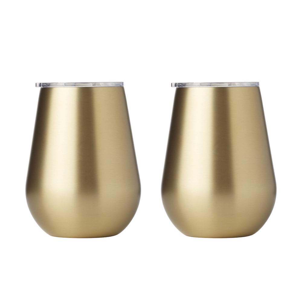 Lenox Cambridge 14 Oz Champagne Stemless Wine Tumblers, Set of 2 NO COLOR METAL 94662QTDS