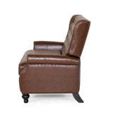 Christopher Knight Home® Noble House Oversize Faux Leather Recliner Dark Brown