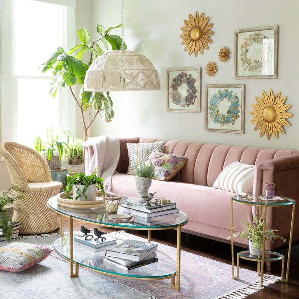 Park Hill Moira Velvet Sofa EFS26071