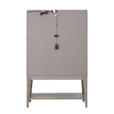 Scott Living Home Griffith Bar Cabinet Gray with Light Wood Finish P367DJ500 Pulaski Furniture