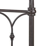 Homelegance By Top-Line Gracen Casted Knot Metal Bed Dark Bronze Metal