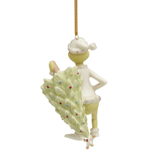 Lenox The Grinch Stealing The Tree Ornament Ivory, NO COLOR PORCELAIN 895813