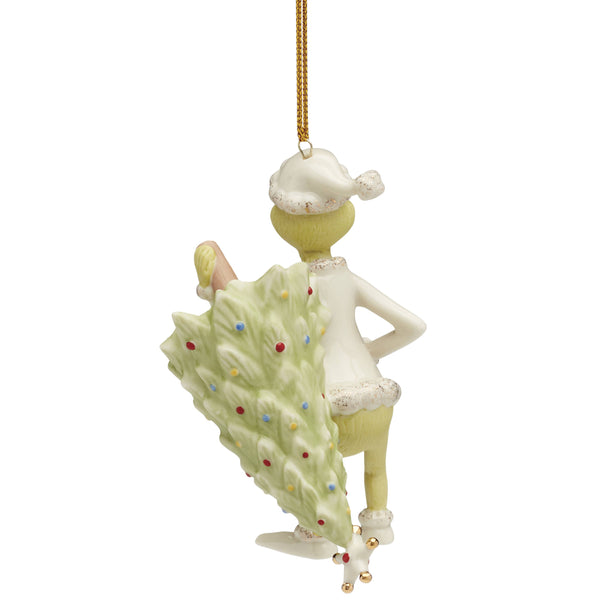 Lenox The Grinch Stealing The Tree Ornament Ivory, NO COLOR PORCELAIN 895813
