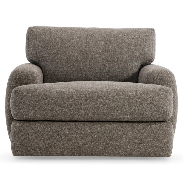 Bernhardt Bernhardt Cameron Oversized Fabric Swivel Chair With Deep Padding, Roll-Top Pillow & 360° Smooth Swivel - Made to Order P1902SA