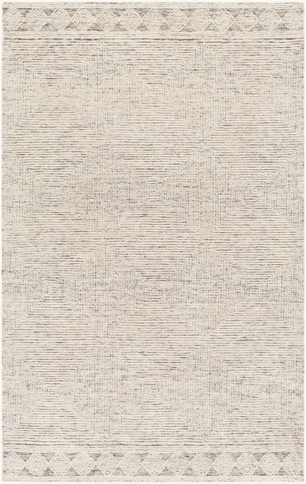 Livabliss Newcastle Hand Tufted Wool Area Rug Artisan Crafted Accent for Entryway or Bedside Cream, Taupe 9' x 12' NCS2313-912