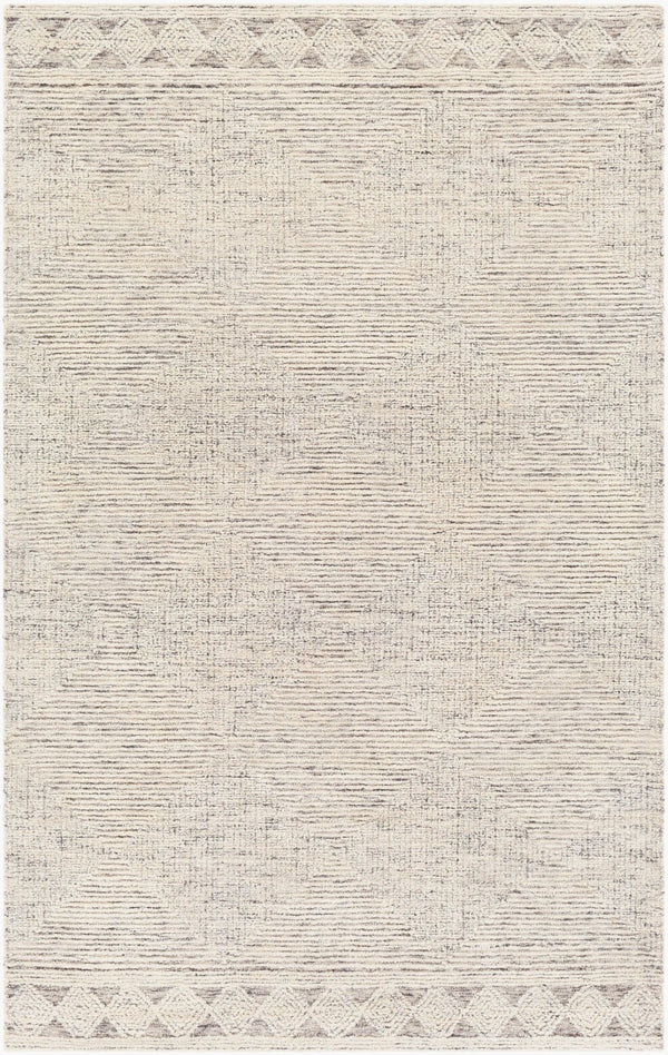 Livabliss Newcastle Hand Tufted Wool Area Rug Artisan Crafted Accent for Entryway or Bedside Cream, Taupe 9' x 12' NCS2313-912