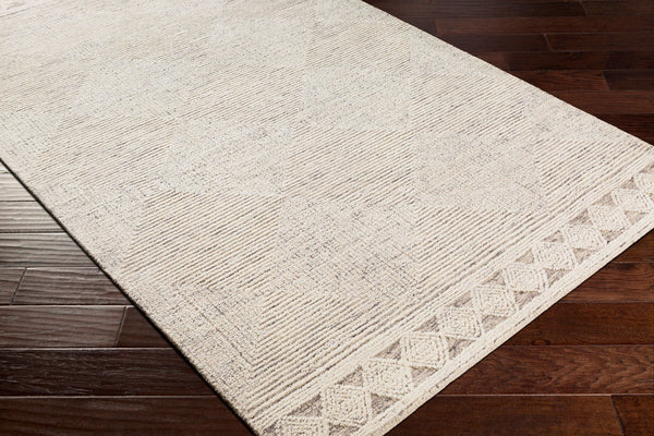 Livabliss Newcastle Hand Tufted Wool Area Rug Artisan Crafted Accent for Entryway or Bedside Cream, Taupe 9' x 12' NCS2313-912