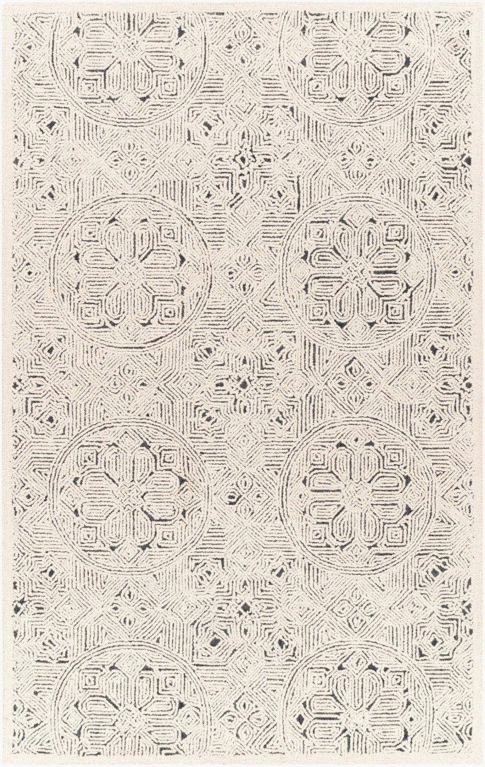 Livabliss Newcastle Hand-tufted Wool Area Rug Global Bohemian High-low Pile Accent NCS2315-23