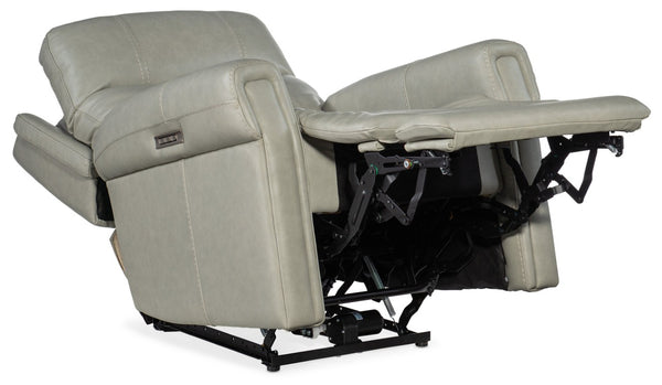 Hooker Furniture Carroll Milton Fog Power Recliner With Zero-Gravity, Power Headrest & Lumbar, Usb Charging Comfort RC603-PHZL-091