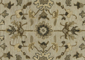 Feizy Rugs Eaton Hand-tufted Wool Oriental Rug - Timeless Persian Design For Elegant Home Décor And Style Gray,Ivory,Taupe Wool 6548399fgry000h50