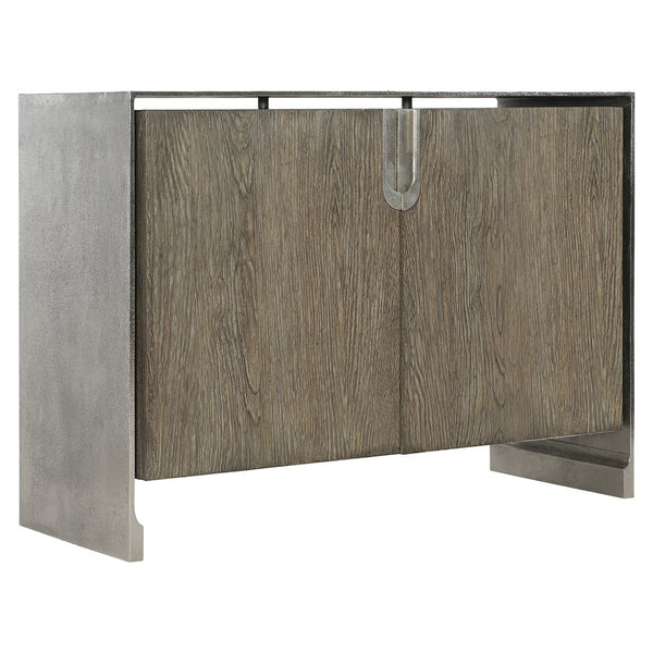 Bernhardt Bernhardt Ellis Door Chest In Tamarind White Oak With Nickel Cast-Aluminum Case, Soft-Close Storage 305113