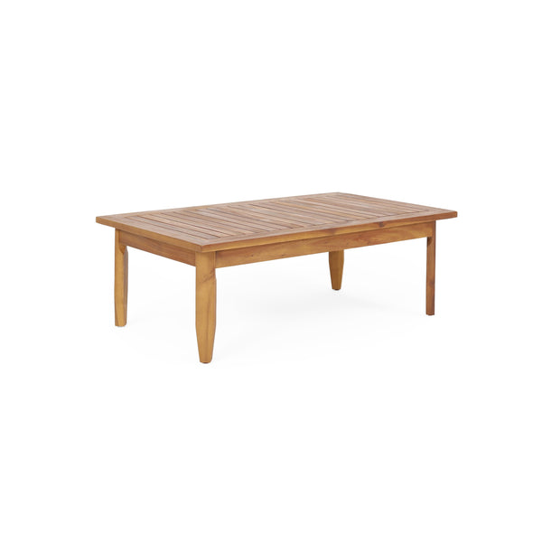 English Elm Christopher Knight Home® - Mid-Century Teak Ottoman & Coffee Table Set with Storage, Water-Resistant Cushions, Solid Acacia Wood 74100.00DGRY