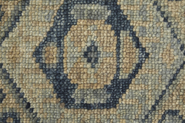 Feizy Rugs Fillmore Hand-knotted Wool Rug - Elegant Traditional Design With Rich Colors For Timeless Style Blue,Ivory Wool Fil6943fbluivyh00