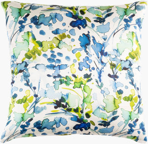 Surya Naida Handwoven Silk Throw Pillow Vintage Global Pattern for Bohemian Living Spaces NDA001-2222D