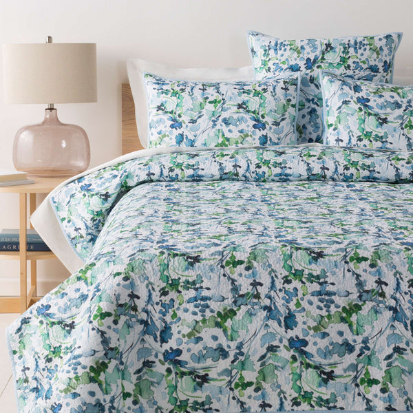Surya Naida 88"W X 92"L Quilt Sham – Cozy Cottage Style, Easy Care, Soft Polyester/Cotton Blend For Comfort Off,White Cotton,Cotton,Polyester,Polyfill Nda2001-fqset