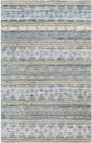 Livabliss Nadine Hand-woven Cotton Wool Runner Rug for Hallways and Entryways Artisan High Pile Beige, Ivory 6' x 9' NDD2300-69
