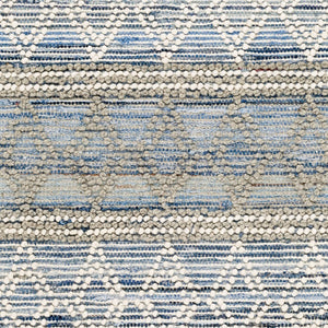 Livabliss Nadine Hand-woven Cotton Wool Runner Rug for Hallways and Entryways Artisan High Pile Beige, Ivory 2'6" x 8' NDD2300-268