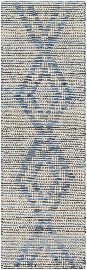 Livabliss Nadine Hand-woven Cotton Wool Blend High Pile Accent Rug for Entryways and Bedrooms Beige, Ivory 2'6" x 8' NDD2303-268