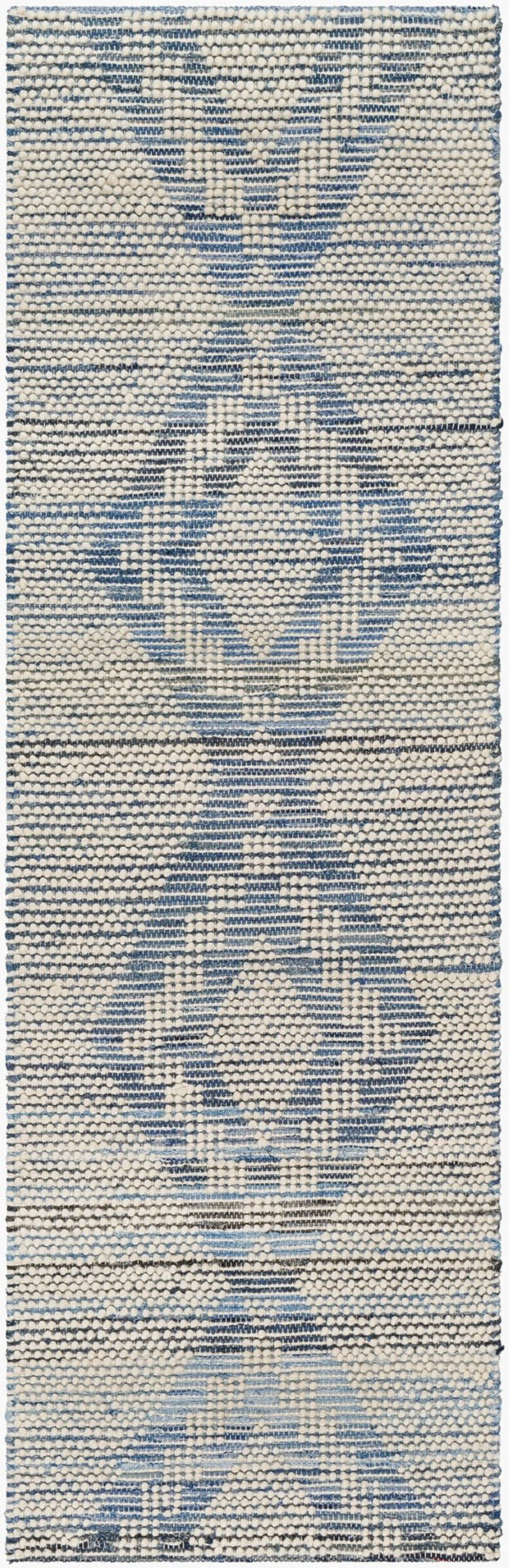 Livabliss Nadine Hand-woven Cotton Wool Blend High Pile Accent Rug for Entryways and Bedrooms Beige, Ivory 2'6" x 8' NDD2303-268