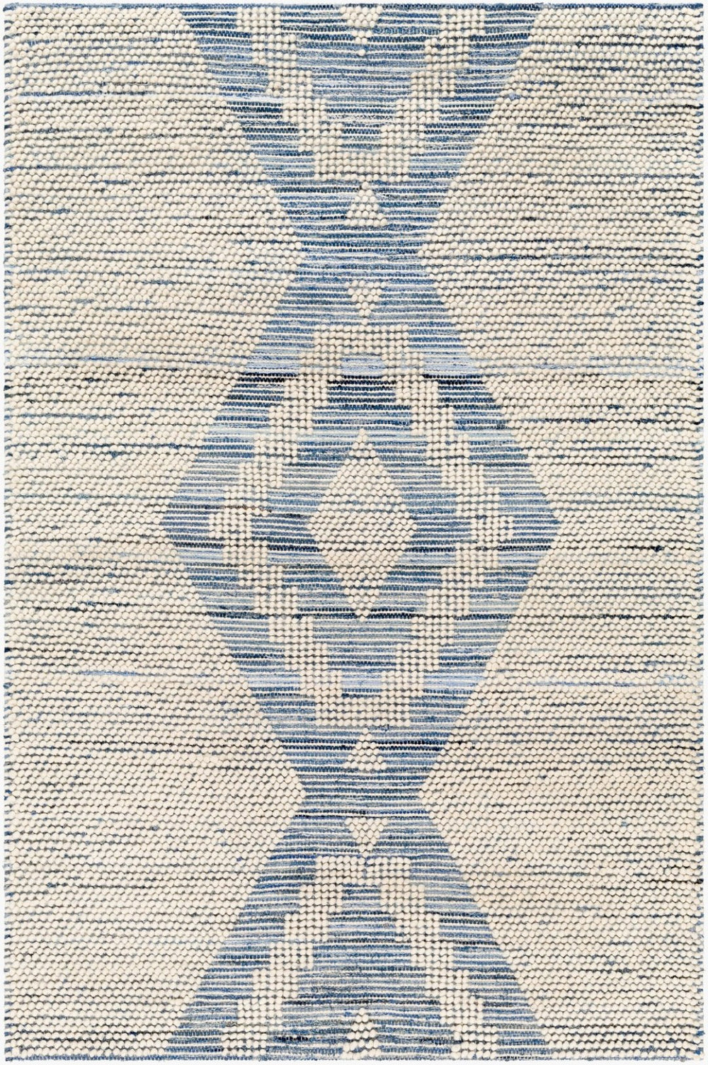 Livabliss Nadine Hand-woven Cotton Wool Blend High Pile Accent Rug for Entryways and Bedrooms Beige, Ivory 9' x 12' NDD2303-912