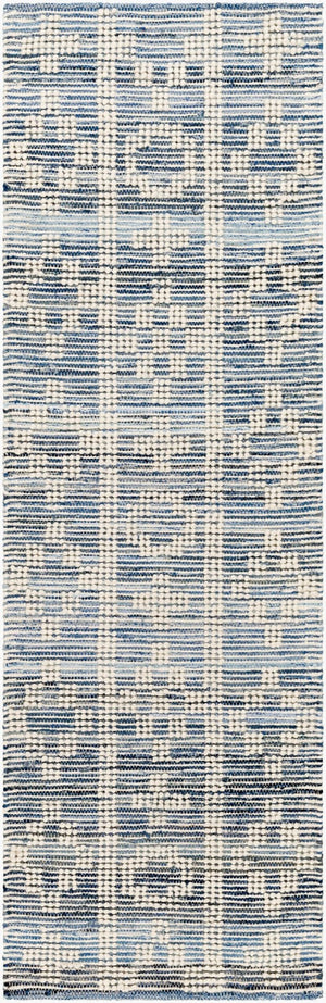 Livabliss Nadine Handwoven Cotton Wool Accent Rug Global Artisan Pattern for Entryway or Bedside Beige, Ivory 2'6" x 8' NDD2304-268