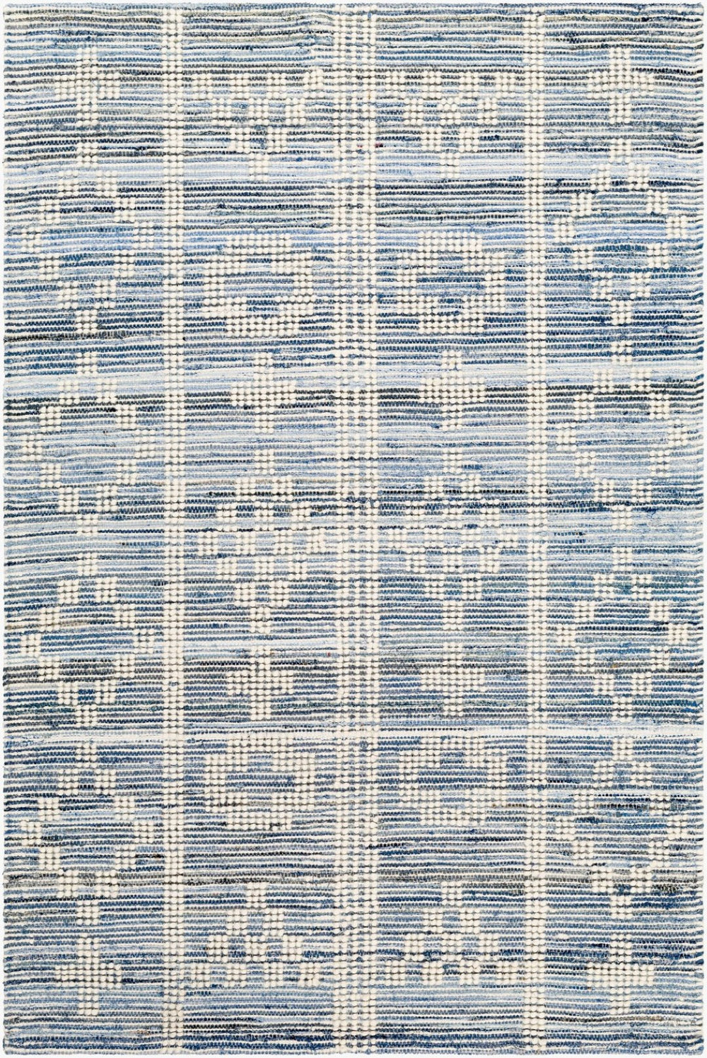 Livabliss Nadine Handwoven Cotton Wool Accent Rug Global Artisan Pattern for Entryway or Bedside Beige, Ivory 8' x 10' NDD2304-810
