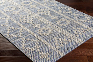 Livabliss Nadine Handwoven Cotton Wool Accent Rug Global Artisan Pattern for Entryway or Bedside Beige, Ivory 8' x 10' NDD2304-810
