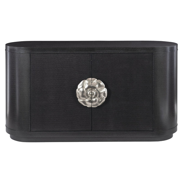 Bernhardt Bernhardt Onyx Silhouette Buffet With Oversized Camellia Pull, Figured Anigre Wood, Glam Storage 307400