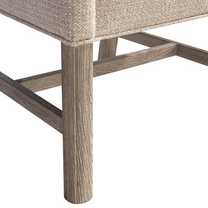 Bernhardt Bernhardt Aventura Fully Upholstered Arm Chair With Tailored Welt, Marcona Wood Legs, Durable B645 Fabric 318542