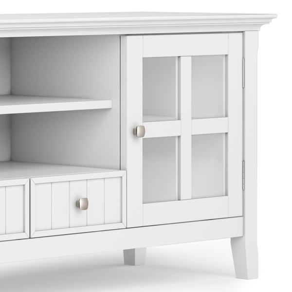 English Elm Acadian 60" Tv Media Stand - Handcrafted White Finish, Stylish Storage For Tvs Up To 65 Inches B136P159686