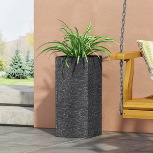 English Elm Mgo Concrete Column Planter Handcrafted Architectural Outdoor Entryway Statement Piece 73347.00