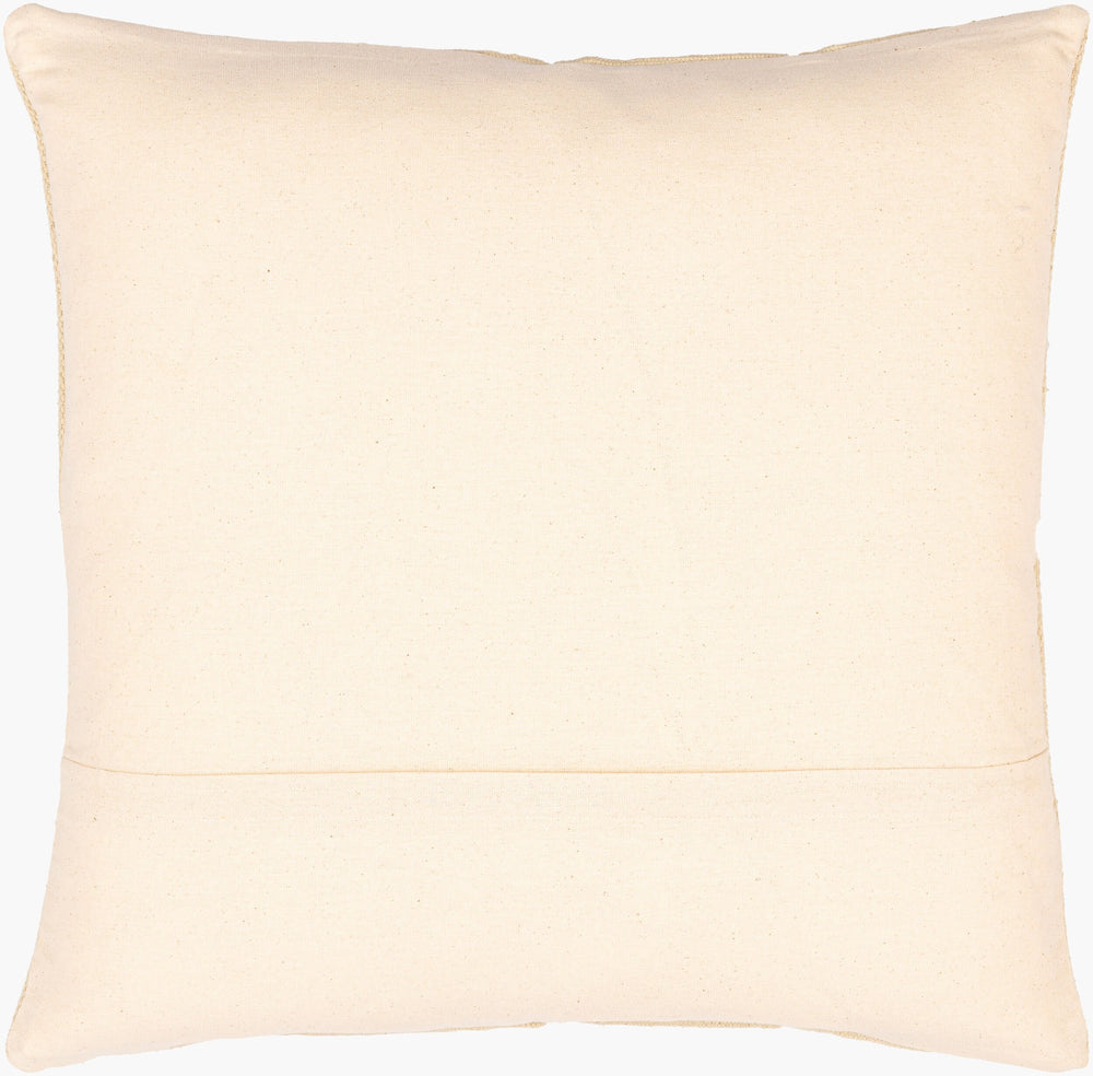 Surya Andrea 18" Rustic Elegance Cotton Accent Pillow – Durable, Charming Home Decor With Warranty Dark Brown Cotton,Cotton Ndr005-1818