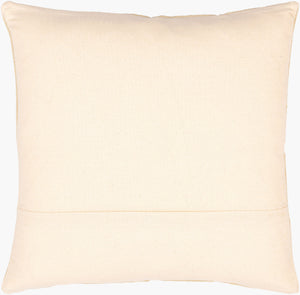 Surya Andrea 18" Rustic Elegance Cotton Accent Pillow – Durable, Charming Home Decor With Warranty Dark Brown Cotton,Cotton Ndr005-1818