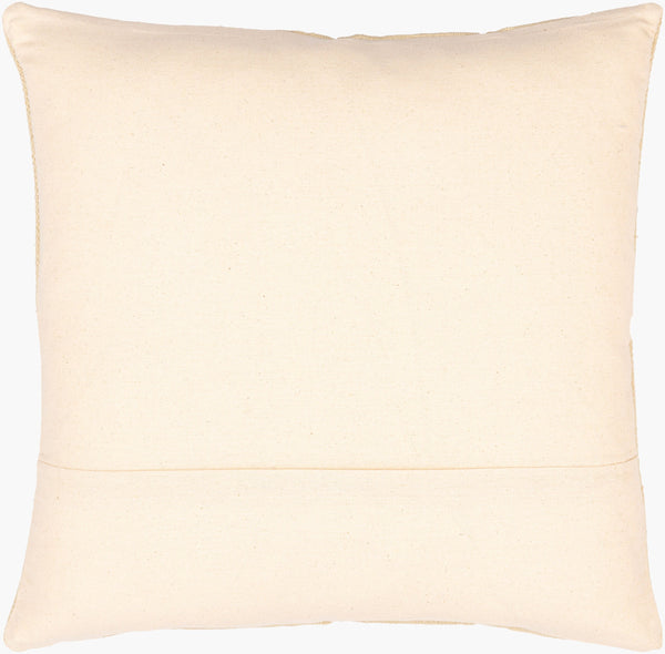 Surya Andrea 18" Rustic Elegance Cotton Accent Pillow – Durable, Charming Home Decor With Warranty Dark Brown Cotton,Cotton Ndr005-1818