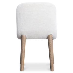 Bernhardt Bernhardt Loggia Side Chair With Wire-Brushed Oak Legs, Performance Fabric Upholstery, Ergonomic Design 345545