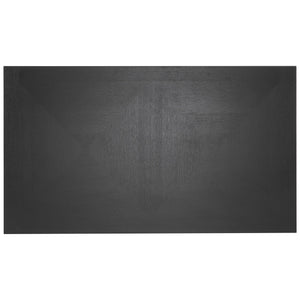 Homelegance By Top-Line DuBose Black and Distressed Gold Finish Dining Table Black Wood