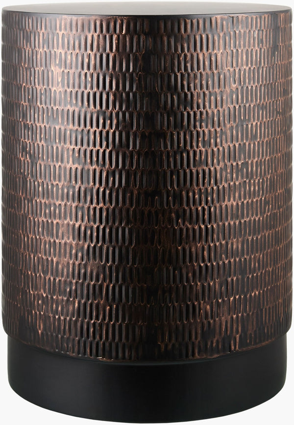 Livabliss Amenet Solid Iron End Table Angular Industrial Style for Living Room or Bedroom NEA002-191515