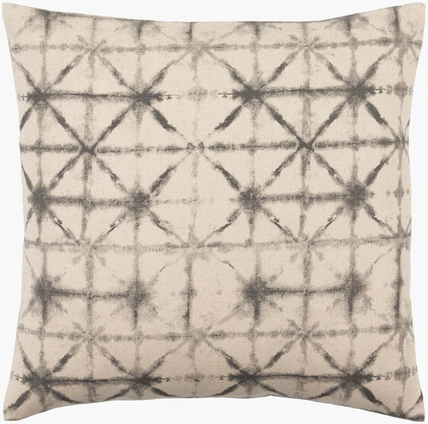 Surya Nebula 18"X18" Global Inspired Accent Pillow - Elegant, Durable Design For Eclectic Home Decor Beige Polyester,Linen Neb002-2020p