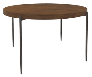 Hekman Furniture Bedford Park Tobacco Dining Round Dining Table 26021 Tobacco