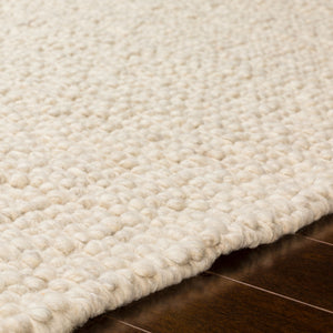 Surya Neravan Exquisite Handmade 2' X 3' Wool Area Rug - Luxurious Texture & Modern Style For Your Home Cream Wool Ner1001-23